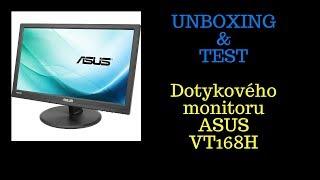 Dotykový  monitor ASUS VT168H - UNBOXING & TEST (1080p) (60FPS)