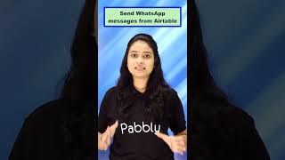 Send Automated WhatsApp Messages to Airtable Records #shorts #whatsapp #airtable