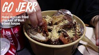 Hot and crispy fried chicken on a cold Korean night at BoA travel house!