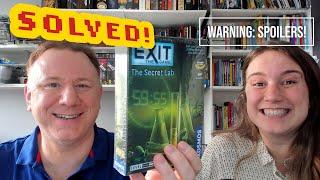 Solved! Exit the Game: The Secret Lab - full walkthrough with Dr Gareth and Laura