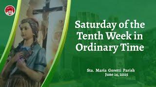 June 14, 2025 / Saturday of the Tenth Week in Ordinary Time