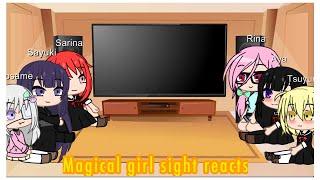 • Magical girl site (Mahou Shoujo site) characters react (mainly to aya) •