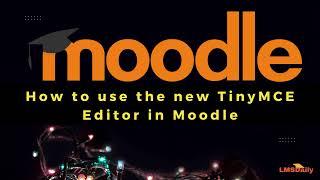 Moodle Teachers - How to use the TinyMCE editor? #moodle #tinymce #editor