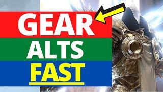 Diablo 3 FASTEST Way To Gear Alts - Season 26