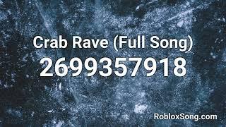 Crab Rave (Full Song) Roblox ID - Music Code