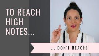 My tips for reaching high notes