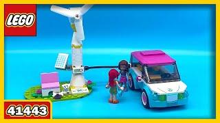 Olivia's Electric Car, 41443 - LEGO Friends - 189 pieces, 2021 [Stop Motion Speed Build]