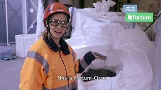 Fortum Circo recycled plastic transferred into new product