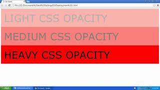 How to Make Background Transparent in HTML CSS | Background Opacity to change transparency in CSS