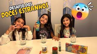 Experimentando doces estranhos 