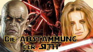 Die ABSTAMMUNG der SITH nach DARTH BANE und der Regel der Zwei [Deutsch]