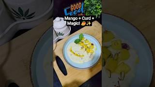 Cool & Creamy Mango Shrikhand | Quick Dessert Idea #Shorts #mangoshrikhandrecipe #mangodessert #yt