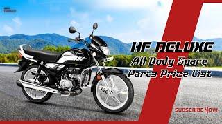 Hero HF Deluxe Bike All Spare Parts Price List | Auto Flashback | HF Deluxe Bike Accessories Price