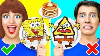 Творческий челлендж с блинчиками! Pancake Art Challenge от Multi DO