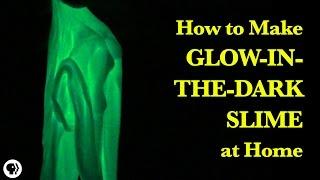 How To Make Glow-In-The-Dark Slime!