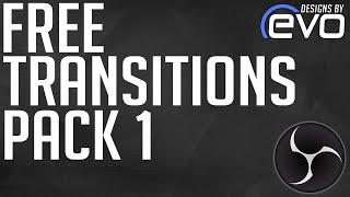 5 Free Transitions: Pack 1 - For OBS transitions!