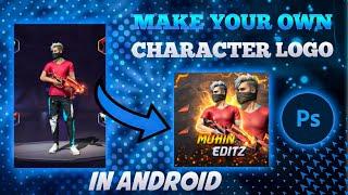 Tutorial - How to Make Own Free Fire Character Logo ️#gaminglogo# how_to_make_free_fire_logo