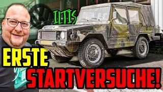 BESTANDSAUFNAHME! - VW Iltis mit GTI Motor - Marco & Julian wagen die ersten Startversuche!