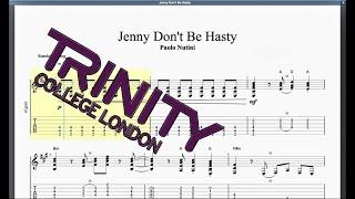 Jenny Don't Be Hasty (2012 Syllabus) Trinity Grade 4 Guitar