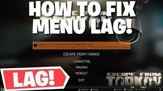 Escape From Tarkov - How To FIX 12.11 MENU LAG - Fix Traders & Flea Market NOT LOADING!