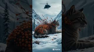 "Parasitic Bloom: The Cat of the Frozen Mountains #animalrescue #wildliferescue #catrescue #wildlife