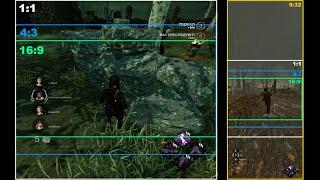 Comparison 16:9 / 4:3 / 1:1 screen resolutions in Dead By Daylight