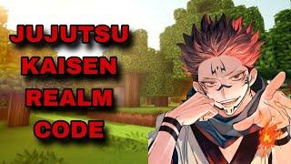 *NEW* BEST JUJUTSU KAISEN REALM CODE FOR MINECRAFT BEDROCK EDITION!