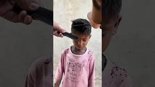 Cute Silent Girl Gets Boy Haircut