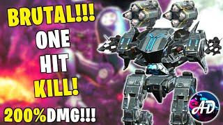 BRUTAL! One Hit Kill OVERDRIVE HAWK THERMITE APHIDS Gameplay - War Robots Mk2 WR Gameplay