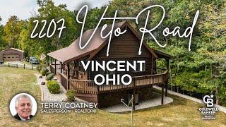 Rustic Log Home on Over 7 Acres in Vincent, Ohio | Coldwell Banker® | 2207 Veto Road