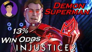 13% Win Odds! Against Lvl 30 SCARECROW | Injustice 2 - Superman *Online*