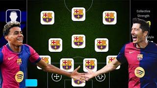 BARCELONA - BEST SPECIAL SQUAD BUILDER!!  EFOOTBALL 2025 MOBILE