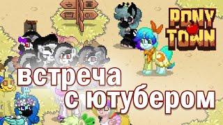 Как фанаты встречают с ютубера в Pony Town