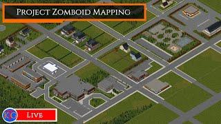 Working on the Custom Map! - Project Zomboid Mapping [LIVE]