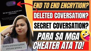 END TO END ENCRYPTION MESSENGER TAGALOG TUTORIAL EXPLAINED! | PARA SA MGA CHEATER ATA TO! HAHA