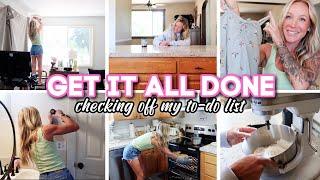 GET IT ALL DONE // checking off my to-do list at the new house