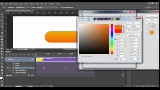 how to create animated buttons in Photoshop tutorial