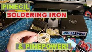 Pinecil Soldering Iron & PinePower desktop!