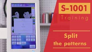 Smartstitch Embroidery Machine S1001 Split the patterns