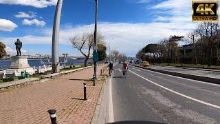 [4K GOPRO HERO9]  ISTANBUL KENNEDY CADDESI SARAYBURNU TO KARAKOY MOTORCYCLE TOUR