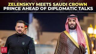 Ukrainian President Zelenskyy meets Saudi Crown Prince Mohammed bin Salman ahead of diplomatic talks