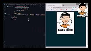 Animated card in tamil  #nanumcoder