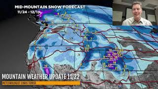 Mountain Weather Update 11/22, Meteorologist Chris Tomer