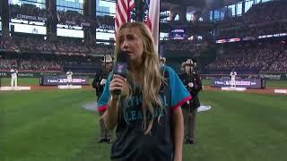 Ingrid Andress performs National Anthem at All-Star Game HR derby 2024 