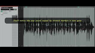Reaper Daw | Stretch Markers could cause Clicks and Pops in audio