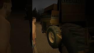 My Summer Car , ЧТО БУДЕТ ЕСЛИ ПРИЕХАТЬ К АЛКАШУ НА КОМБАЙНЕ ? #mysummercar #shorts