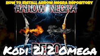 How To Install Arrow Negra Repository 2025 On Kodi 21.2 Omega @KodiHunterRJ  ​