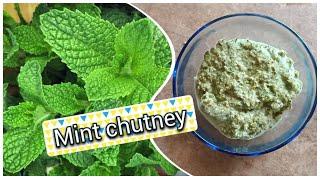 SIMPLE MINT CHUTNEY| PUDINA CHUTNEY|#1SHORTBITEVIDEO|GIRIJA'S ADUPANKARAI