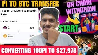 Pi Network : 100 Pi coin Converting 5.83 Bitcoin | Pi listing launch latest news today | new update