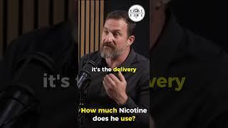 How much Nicotine does he use!? #nicotinebenefits #nrt #health #longevity